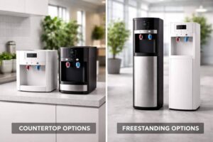 Countertop vs. Freestanding Water Cooler | Easton Water Solutions