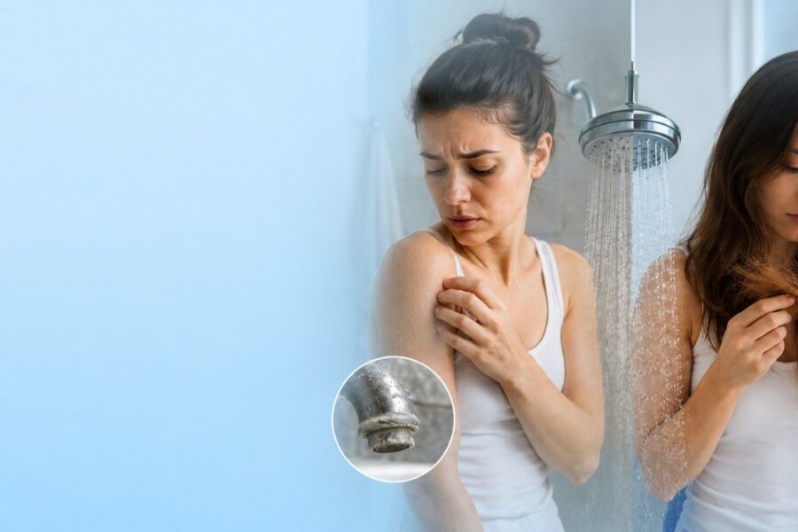 hard water dry skin Ohio