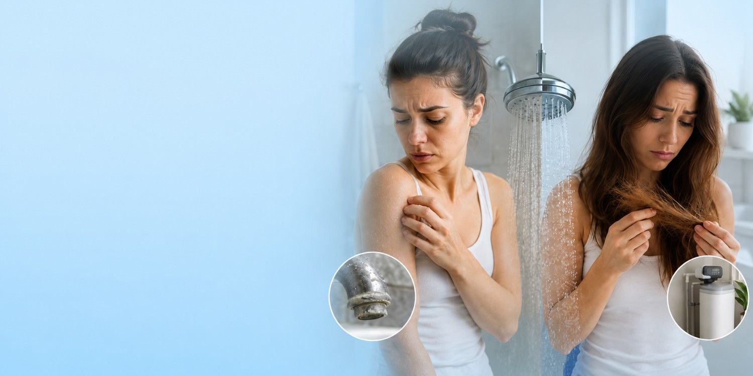 hard water dry skin Ohio