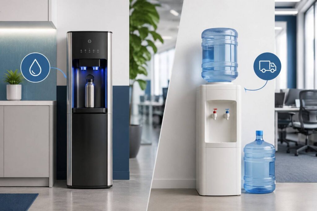 Bottleless Versus Bottled Water Coolers